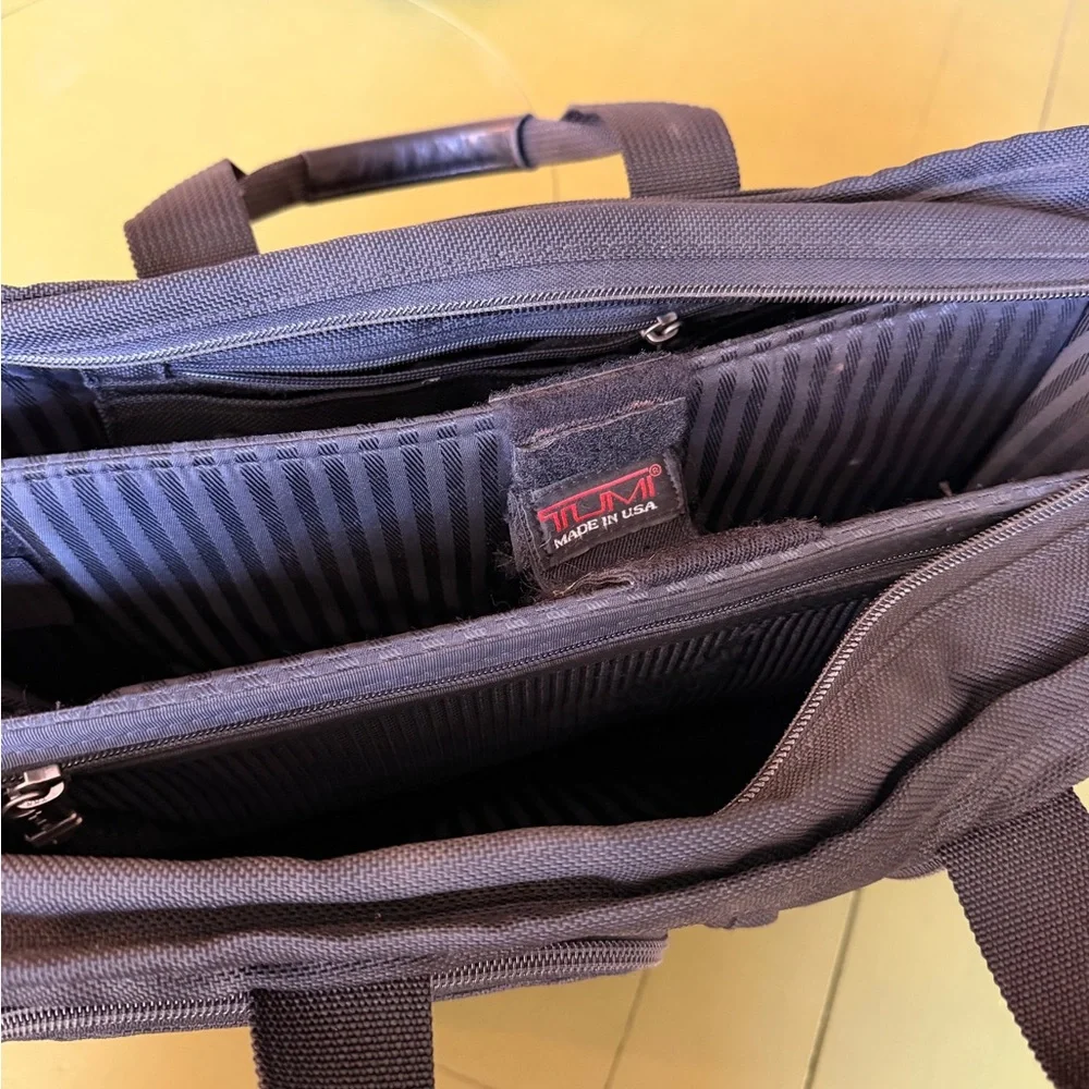 Vintage TUMI Made in USA Ballistic Nylon Organizer Briefcase Laptop Bag